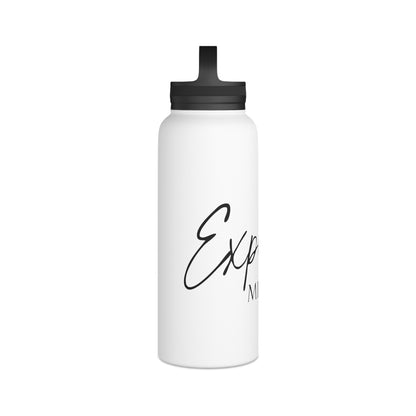 Stainless Steel Water Bottle, Handle Lid