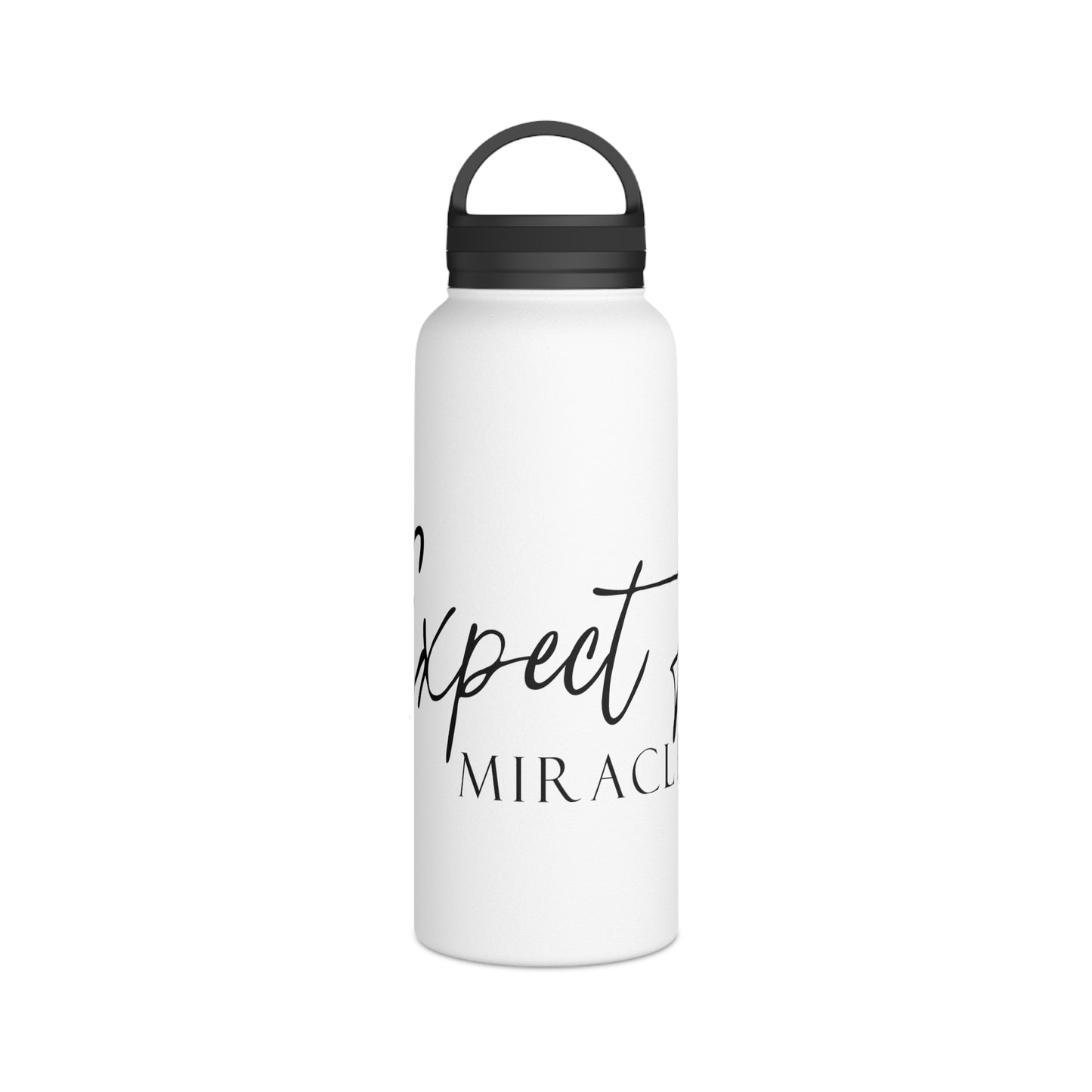 Stainless Steel Water Bottle, Handle Lid