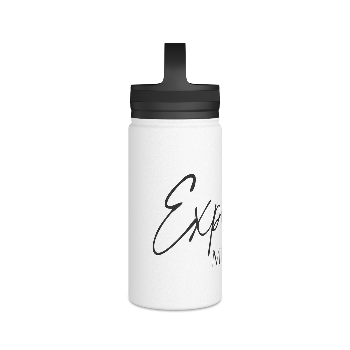 Stainless Steel Water Bottle, Handle Lid