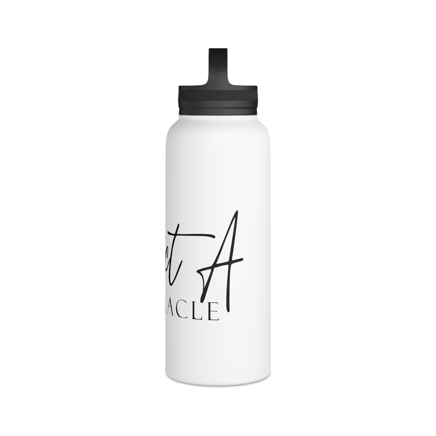 Stainless Steel Water Bottle, Handle Lid